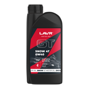 Масло моторное LAVR MOTO GT SNOW 4T 0W-40 SN (1л)